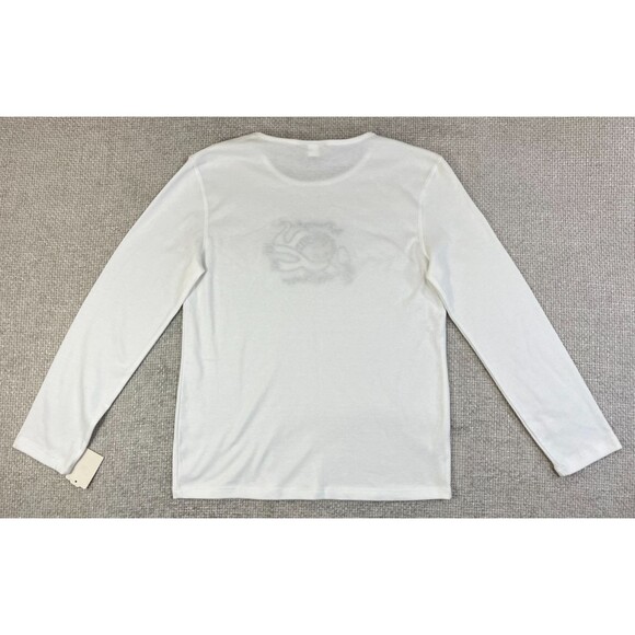 NEW I'm Dreaming Of A White Christmas T-Shirt Women's Large White MC Sportswear - Picture 3 of 6